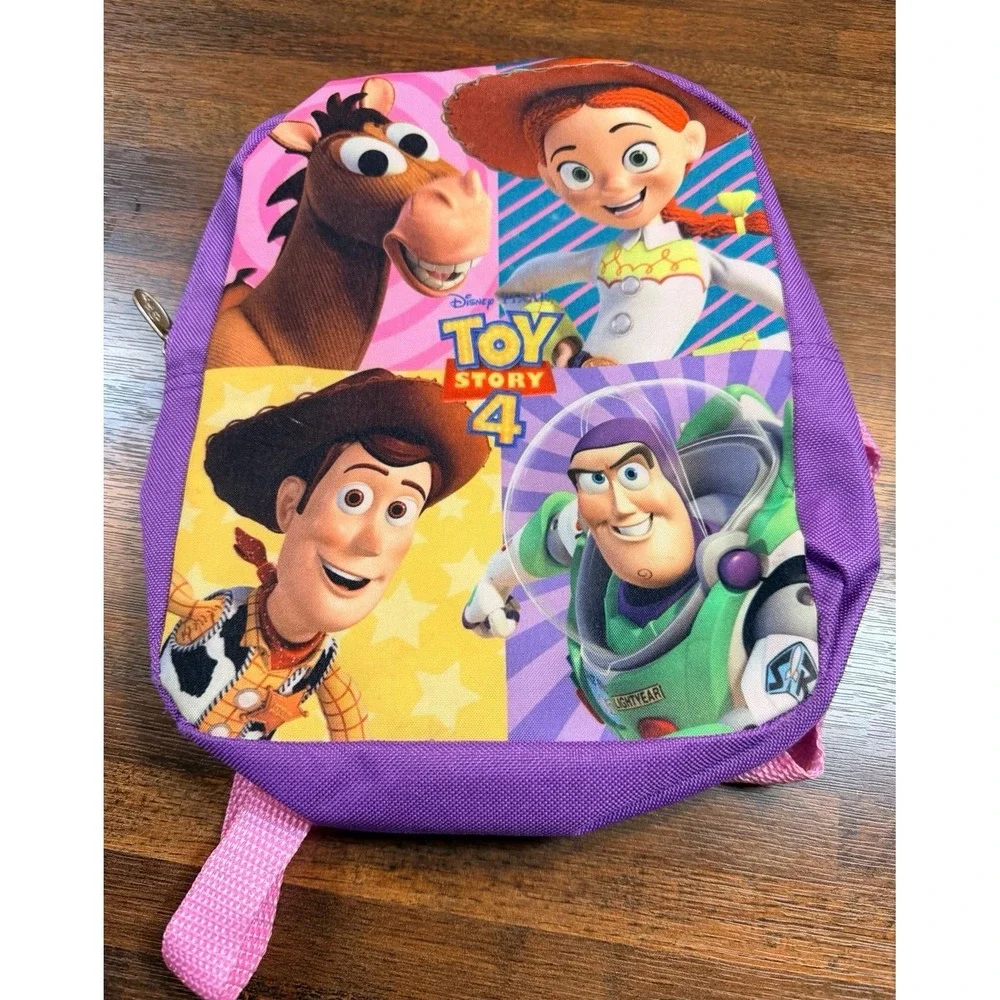 Toy Story 4 mini backpack.  Jessie, Woody, Buzz and Bullseye. Back 2 school